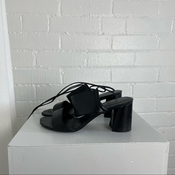 PHILLIP LIM sandal heels with wraparound ankle/calf straps - Picture 2 of 6